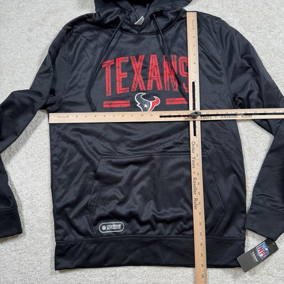NEW Houston Texans Hoodie Men's Medium NFL Nike Team Apparel Pullover Black - Picture 7 of 7